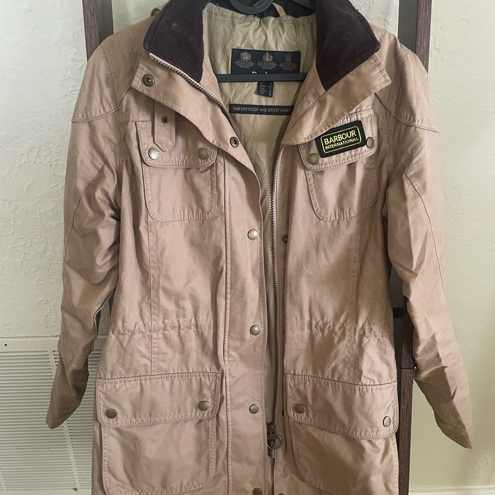 Barbour Women's Beige Utility Jacket